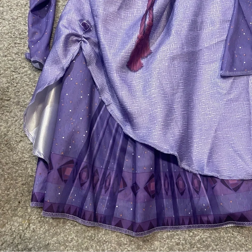Disney Asha Wish Dress NEW Purple Sz 4-6X Princess Cruise Land World Parks